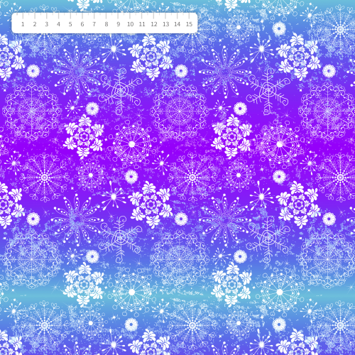 Softshell violett blaue Flocken