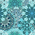 Softshell Mandala blau