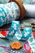 Webband Maribell cyan Libellen