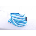 Loop blau/türkis/weiss gestreift