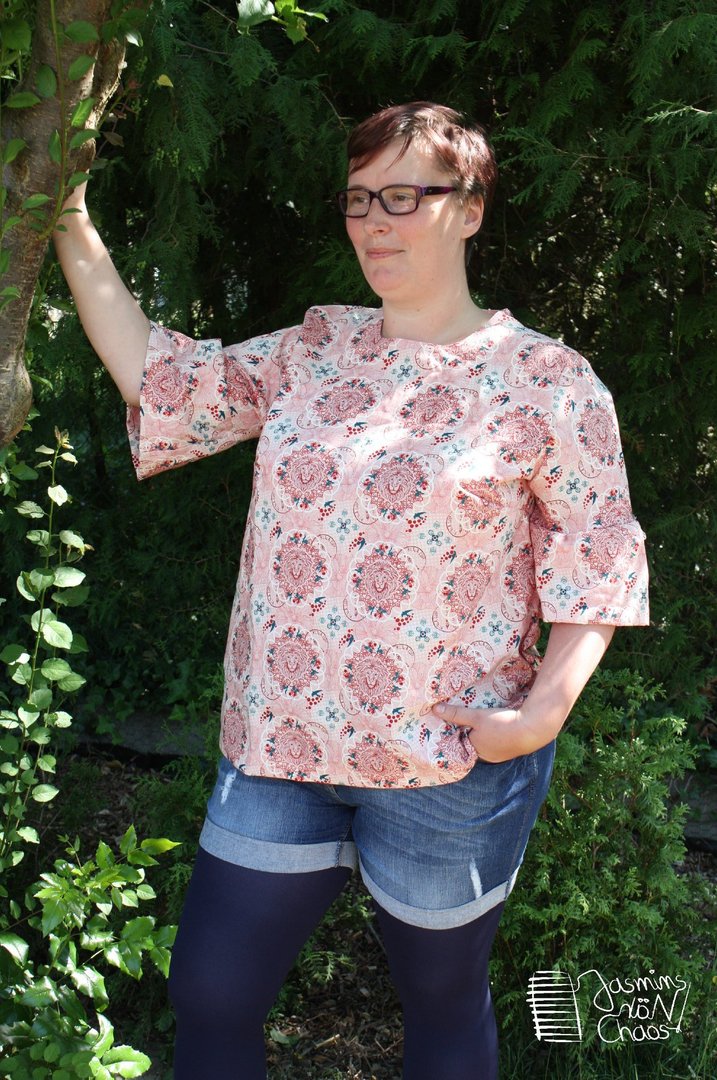 Papierschnittmuster No.35 Volant Bluse