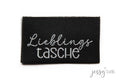 Weblabel Lieblingstasche black