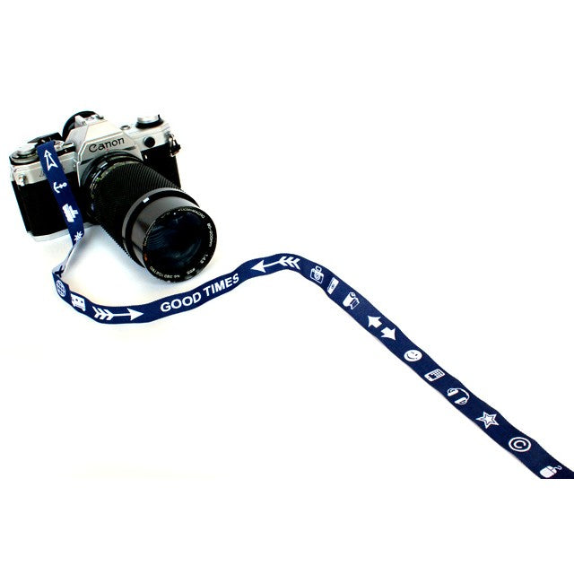 Webband Zeichensprache marine-weiss