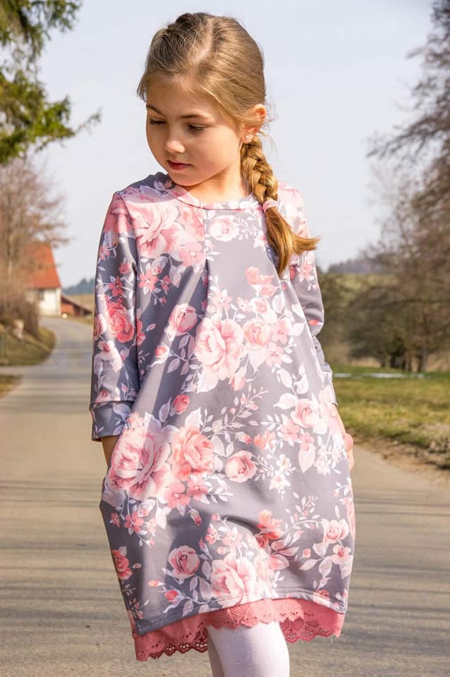 Papierschnittmuster Kleid Amelie Kinder