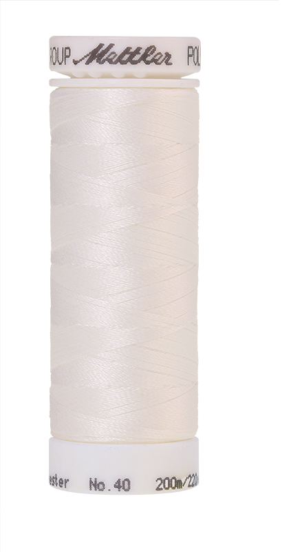 Mettler Polysheen Stickgarn 200m Nr. 40 cl. 0015 weiss