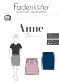 Papierschnittmuster Rock Anne