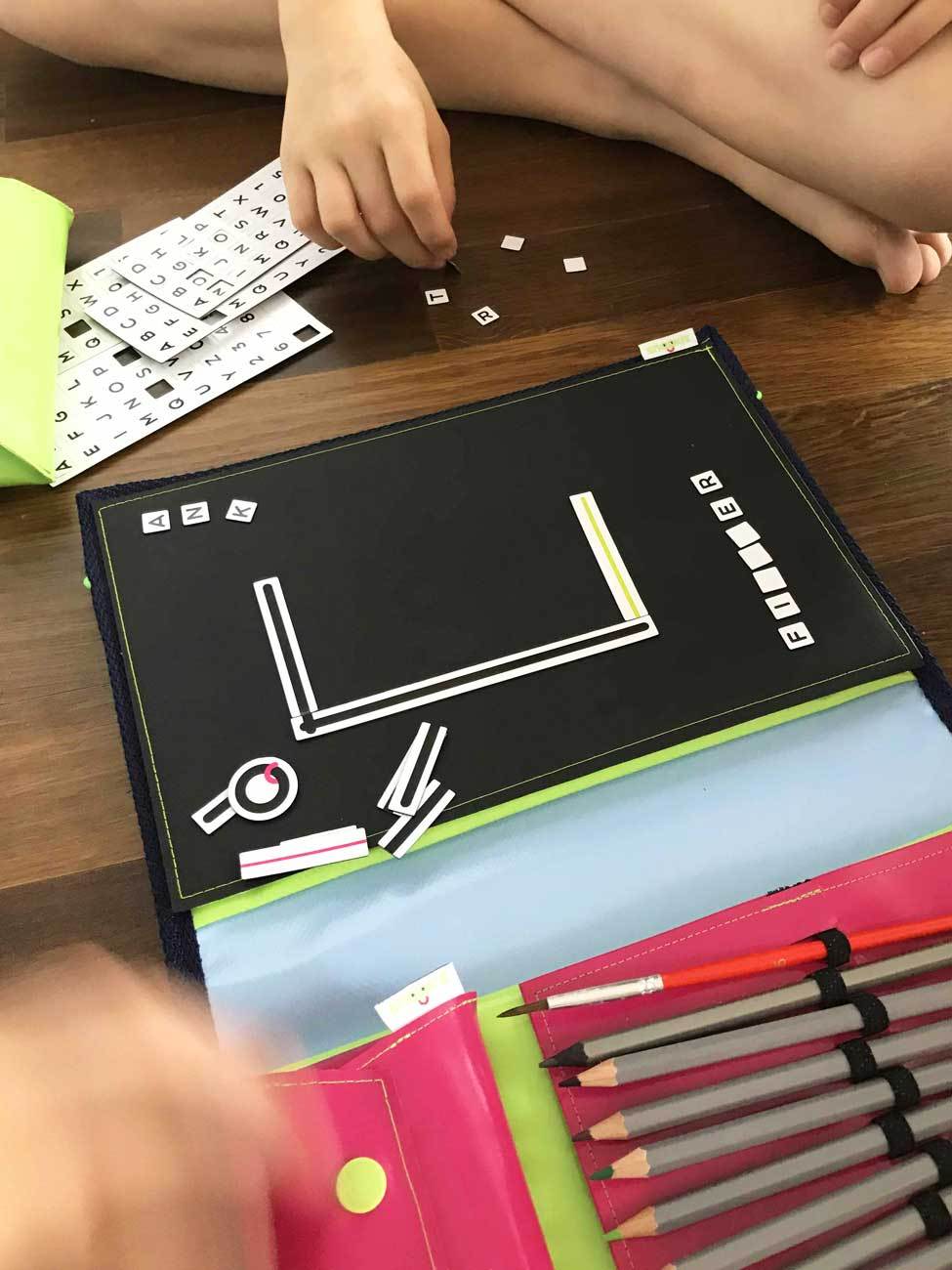Magnetische Buchstaben & Zahlen-Spiele