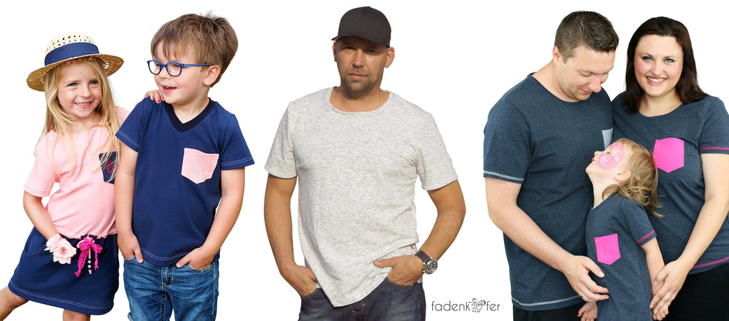 Papierschnittmuster Basicshirt Damen