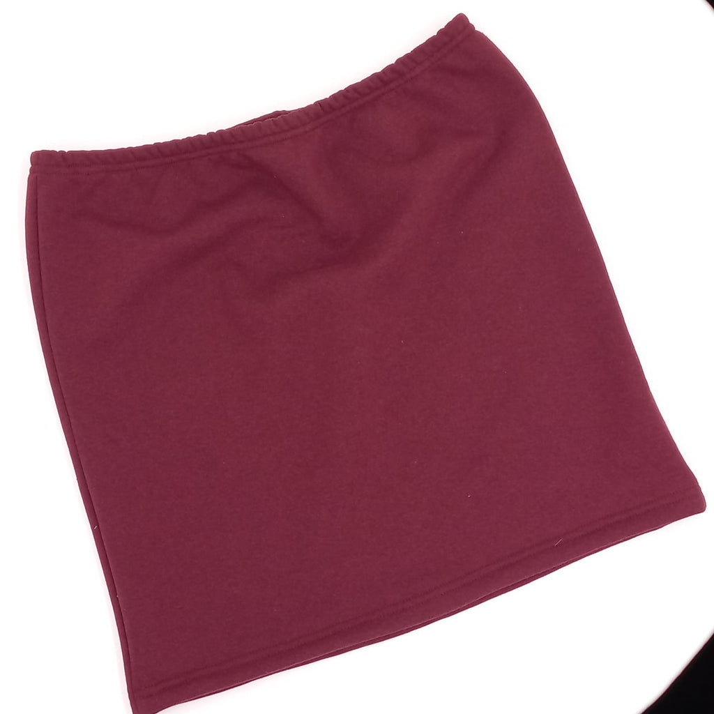 Schlauchrock weinrot recycled Sweat