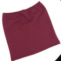 Schlauchrock weinrot recycled Sweat