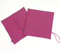 Wander - Sitzkissen Blume pink
