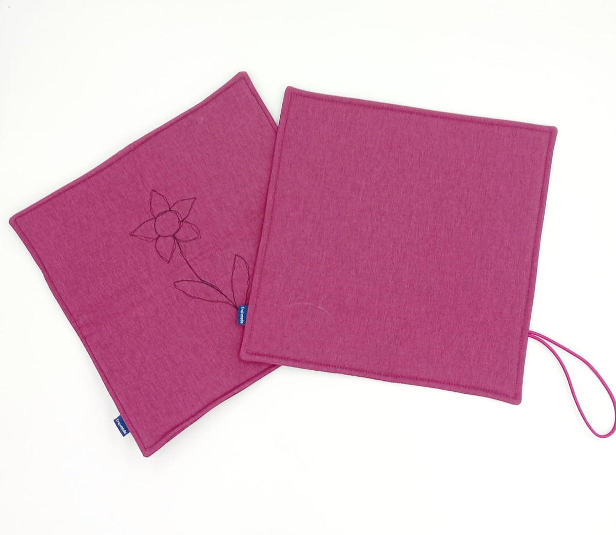 Wander - Sitzkissen Blume pink
