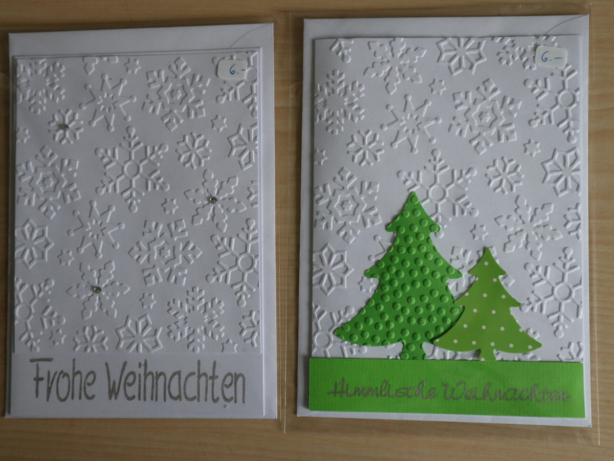 Karte Schneeflocken