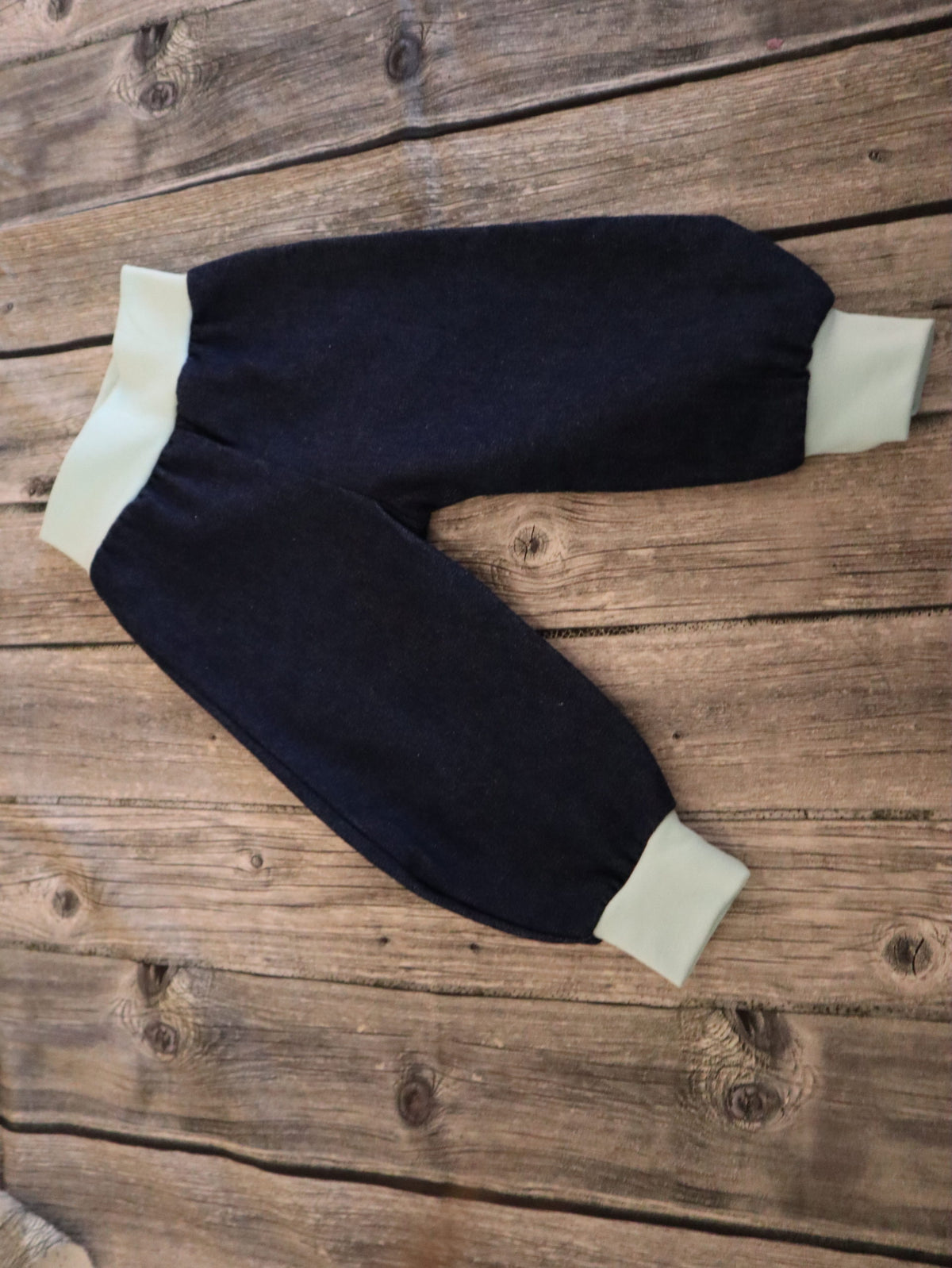 dünner Jeans - Pumphose Bündchen mint Gr. 62