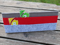 Kartenhalter grau rot
