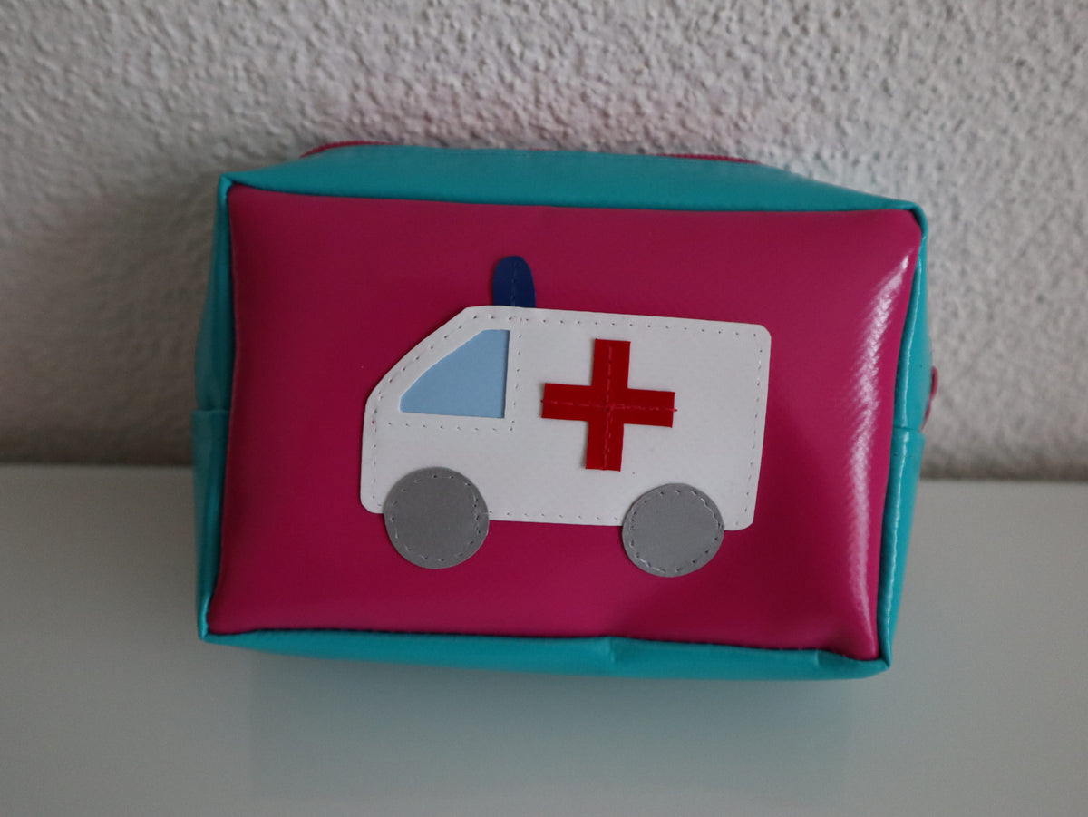 Notfalltäschli pink türkis