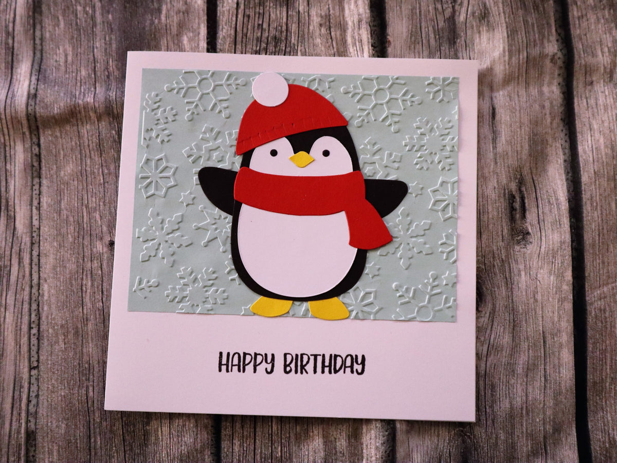 Geburtstagskarte Pinguin
