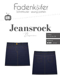 Papierschnittmuster Jeansrock - Fadenkäfer