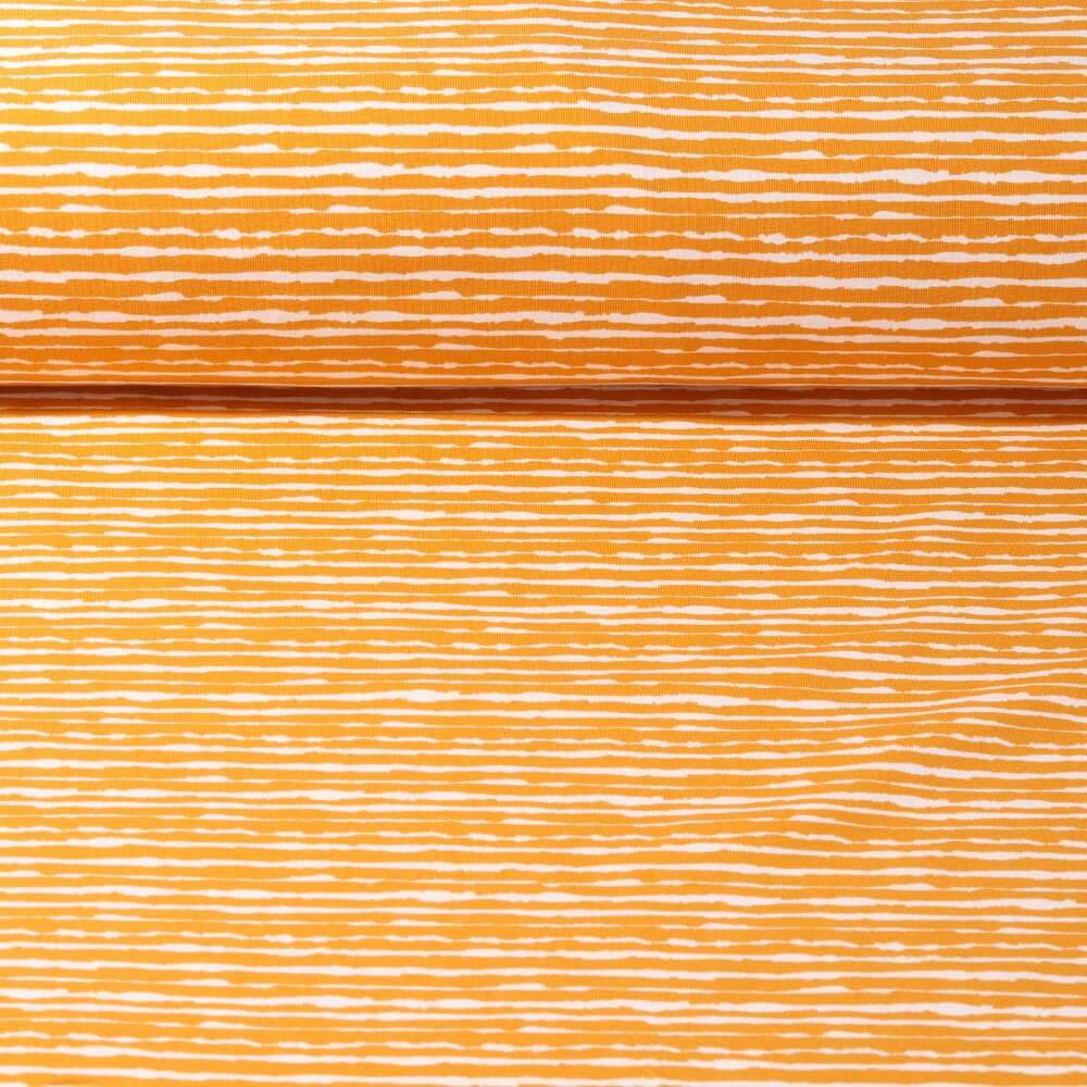 Jersey Streifen gezeichnet ockergelb