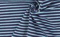 Jersey Streifen marine mint