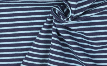 Jersey Streifen marine mint