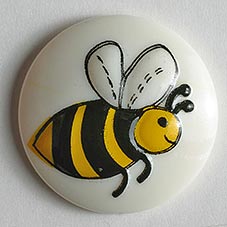 Kinderknopf Biene