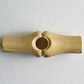 Knebelknopf, Holz beige, 25mm