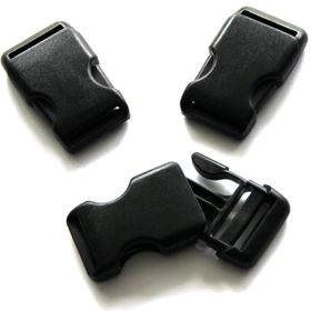 Steckschnalle schwarz 25mm