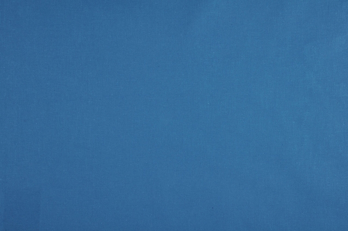 Baumwolle/Webware uni oceanblau