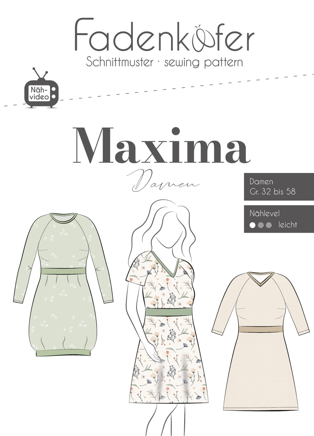 Papierschnittmuster Maxima - Fadenkäfer