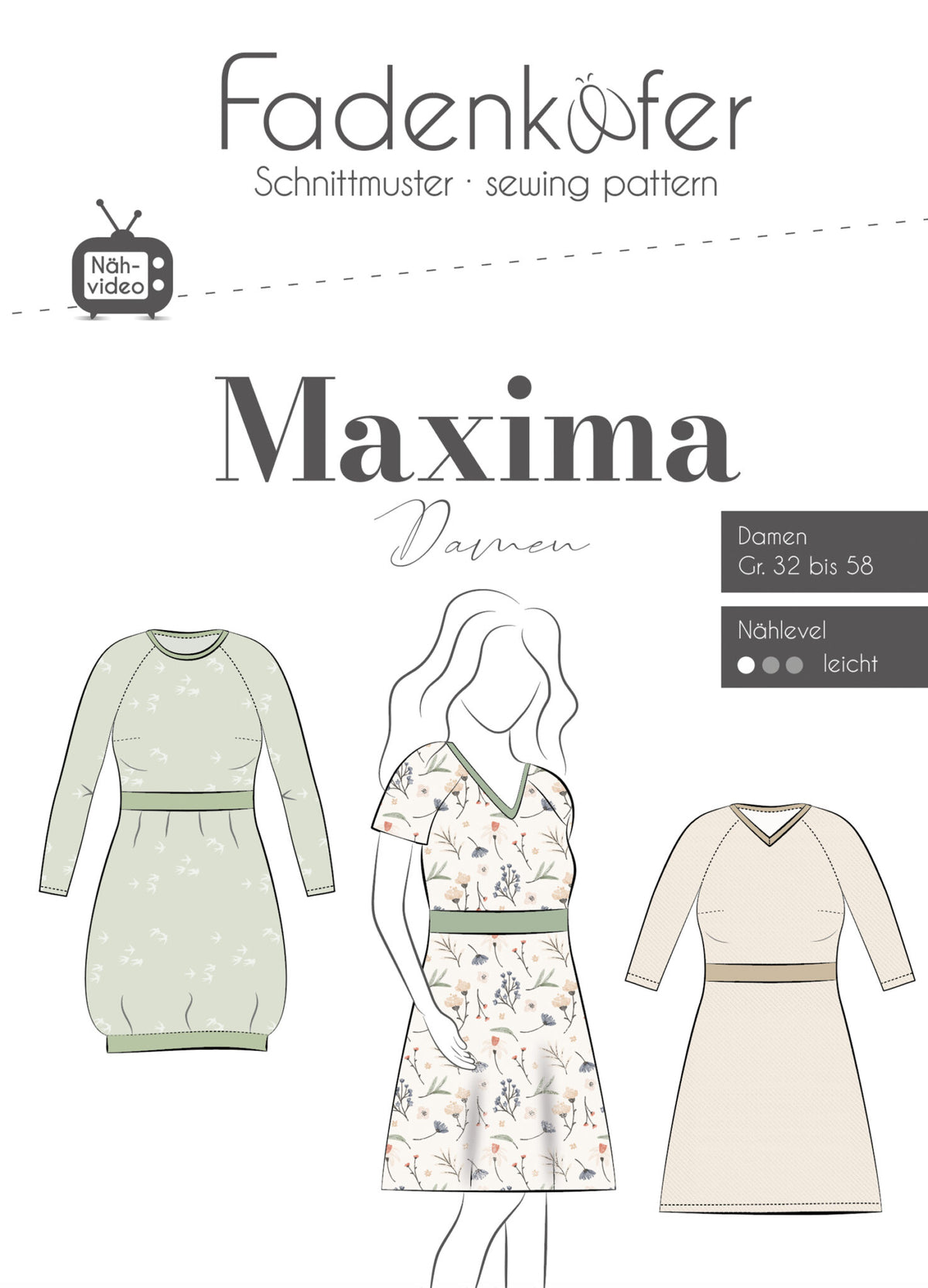 Papierschnittmuster Maxima - Fadenkäfer