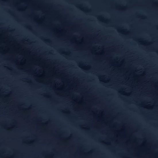 Minky Fleece marineblau