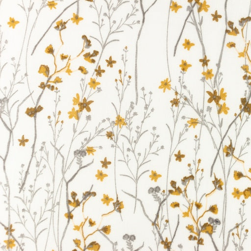 Nuschi 60x60cm - Blumenranken ocker