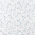Double Gauze Streublumen blau