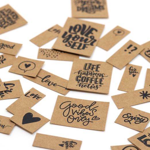 SnapPap Labelbogen - Lettering