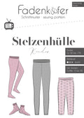 Papierschnittmuster Stelzenhülle Kinder - Fadenkäfer