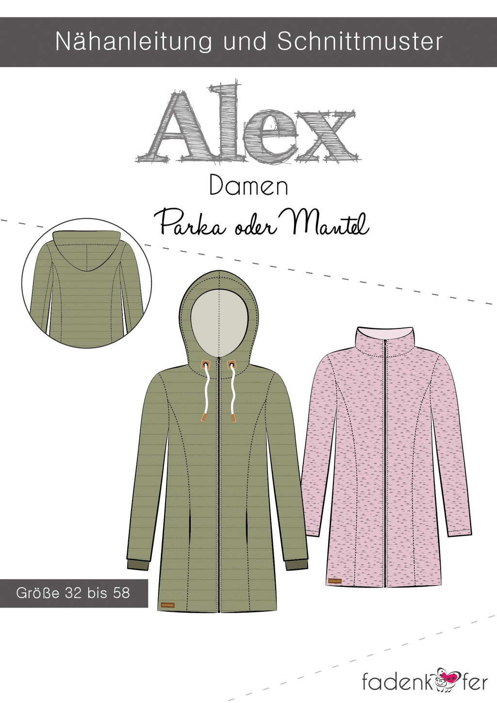 Papierschnittmuster Alex Damen