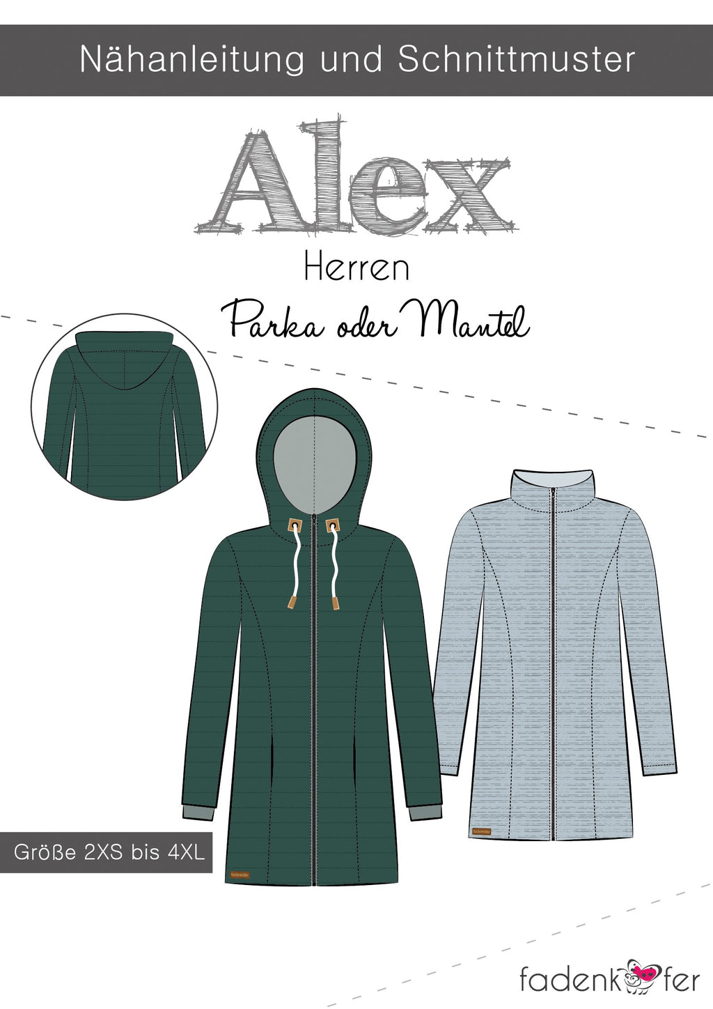 Papierschnittmuster Alex Herren