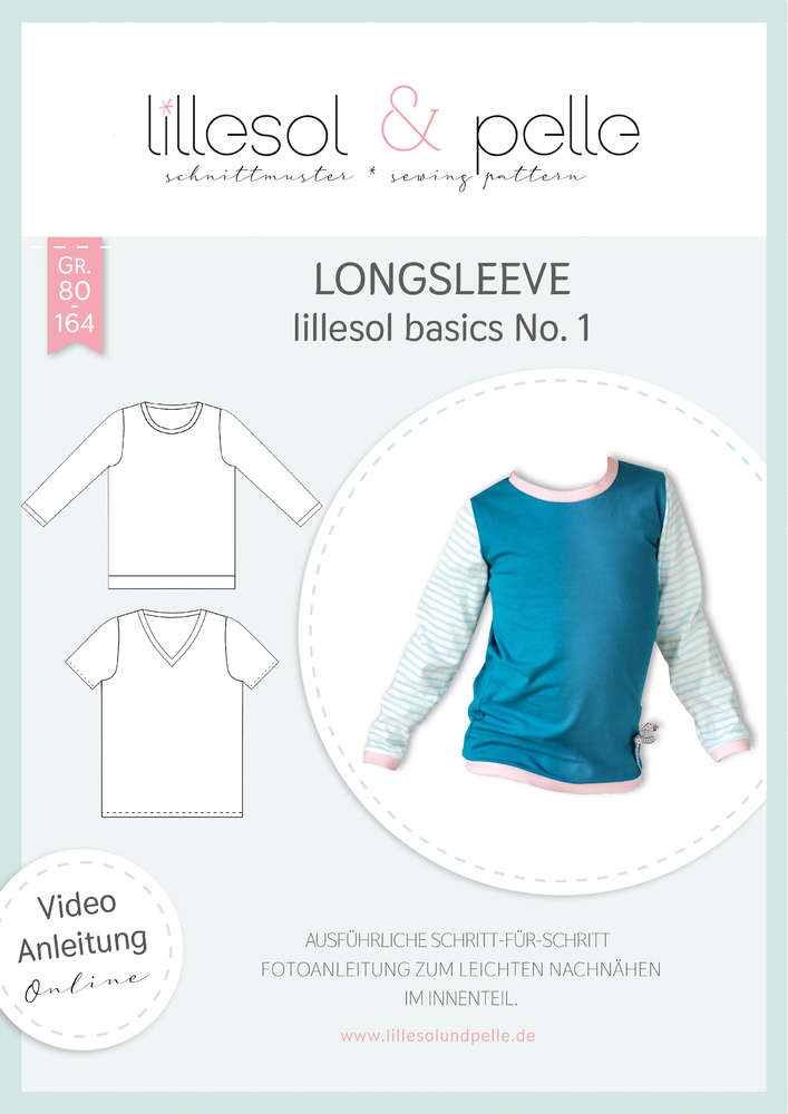 Papierschnittmuster No.1 Longsleeve