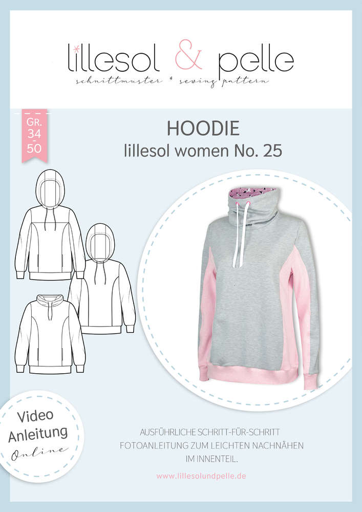 Papierschnittmuster No.25 Hoodie