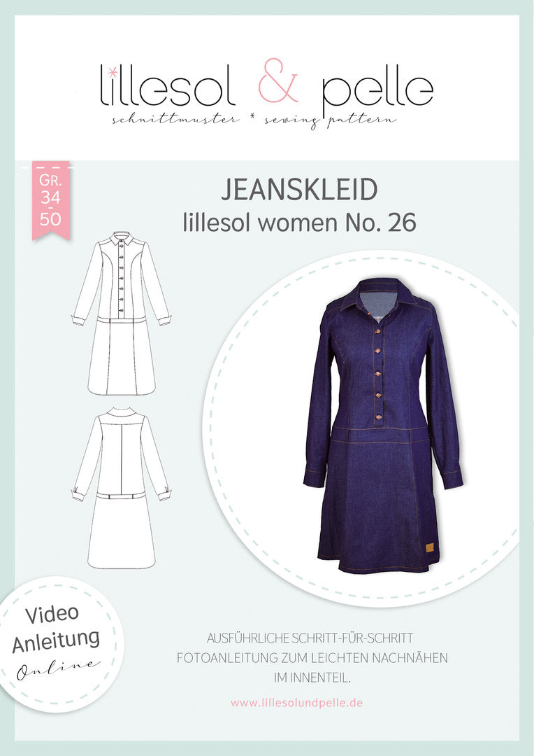 Papierschnittmuster  No.26 Jeanskleid