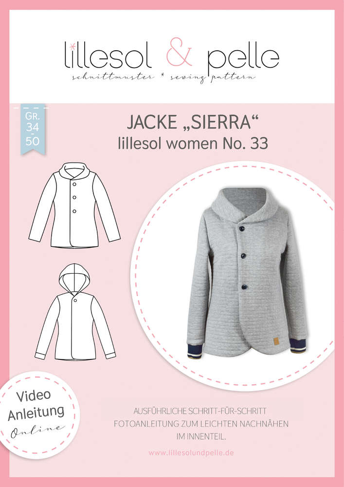 Papierschnittmuster No. 33 Jacke Sierra