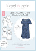 Papierschnittmuster No.36 Jerseykleid & -Shirt