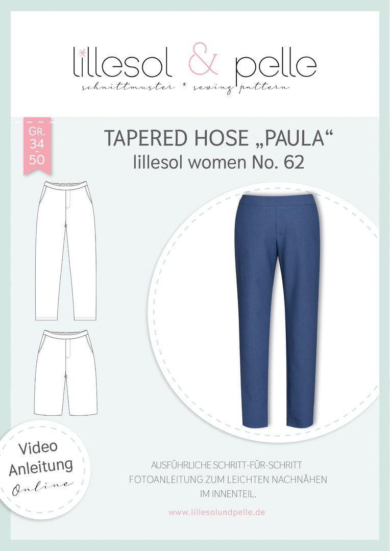 Papierschnittmuster No.62 Tapered Hose Paula