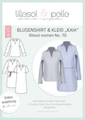 Papierschnittmuster No.70 Blusenshirt- und Kleid Kaia