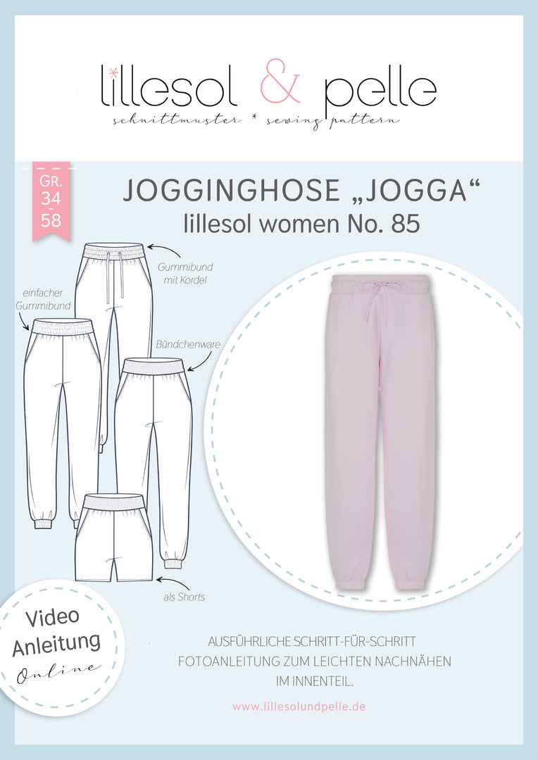 Papierschnittmuster No.85 Jogginghose "Jogga"
