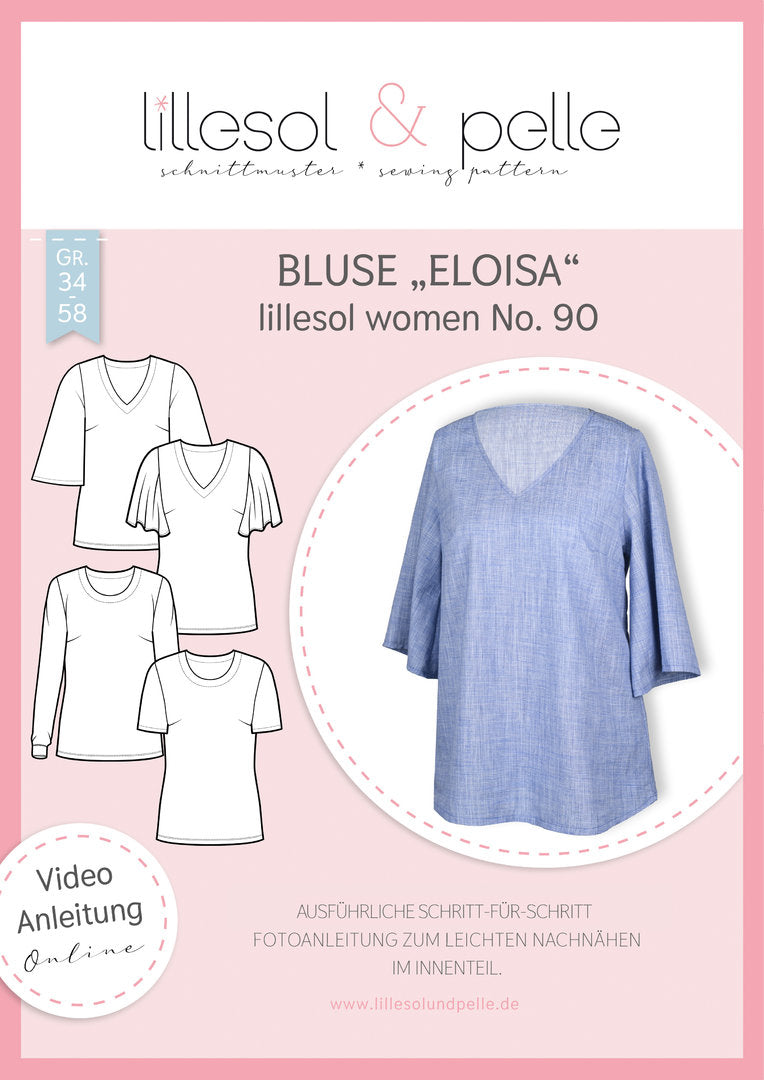 Papierschnittmuster No.90 Bluse "Eloisa"