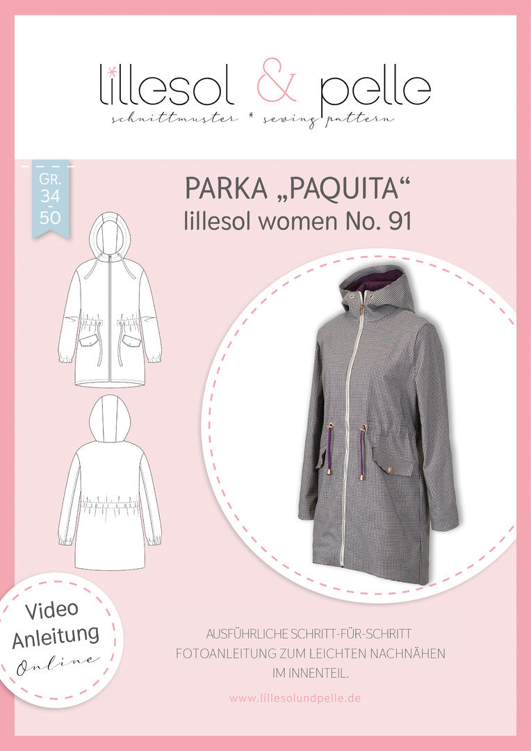 Papierschnittmuster No.91 Parka "Paquita"
