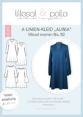 Papierschnittmuster No.92 A-Linien Kleid "Alinia"