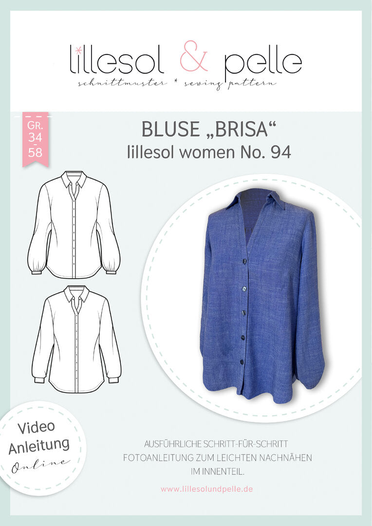 Papierschnittmuster No.94 Bluse "Brisa"